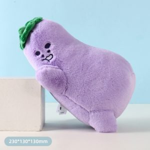 V Family Eggplant Plush Doll (S) (23CM)