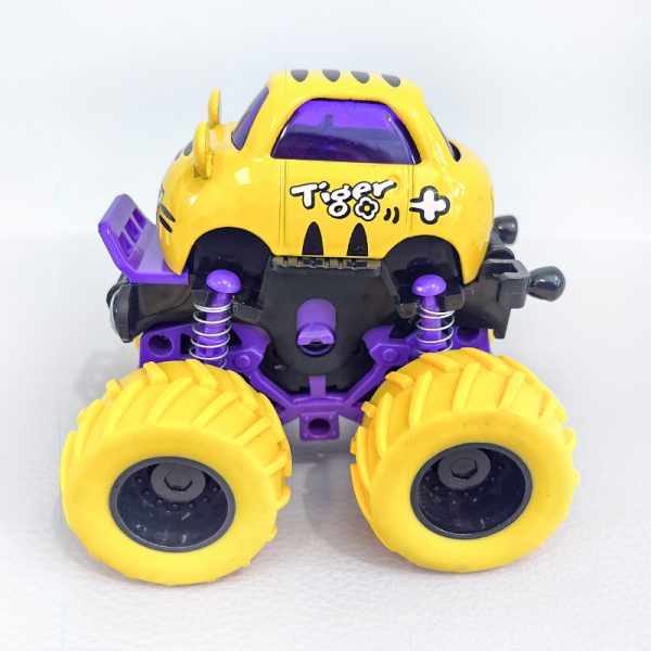 Cute little Tiger Alloy Inertia 4 Wheels Car Toy - Image 2