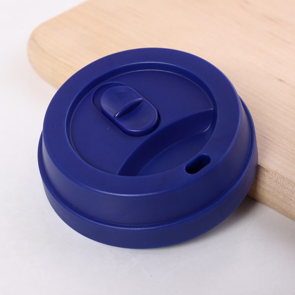 Marine Style Anti-Scald Double Wall Plastic Coffee Mug (Blue)(520ml/17.5fl.oz.) - Image 2